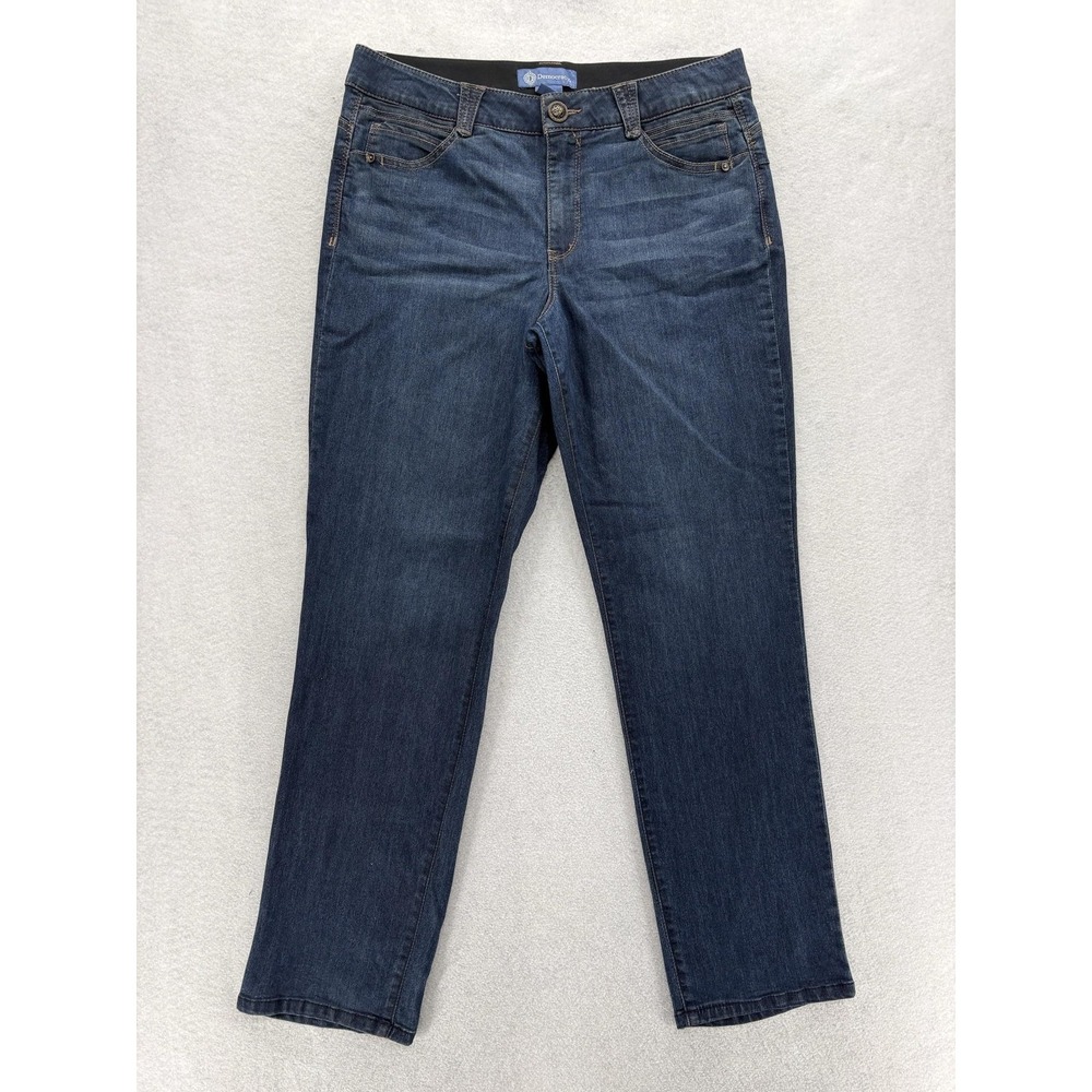 Democracy Absolution Booty Lift Straight Jeans Womens 14 Indigo Blue High Rise